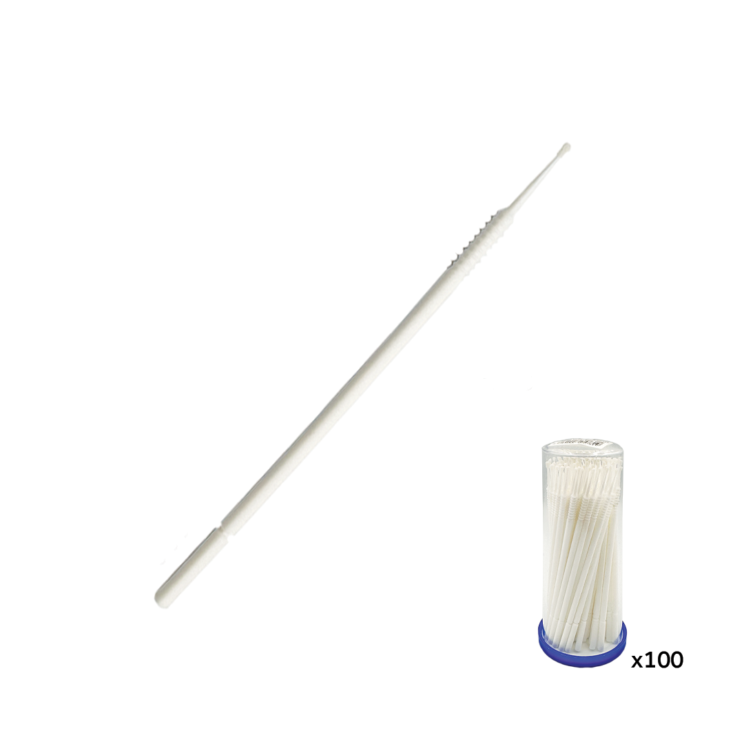 CLASHES Micro Brushes White Super Fine 100p