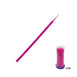 CLASHES Micro Brushes Pink Fine 100p